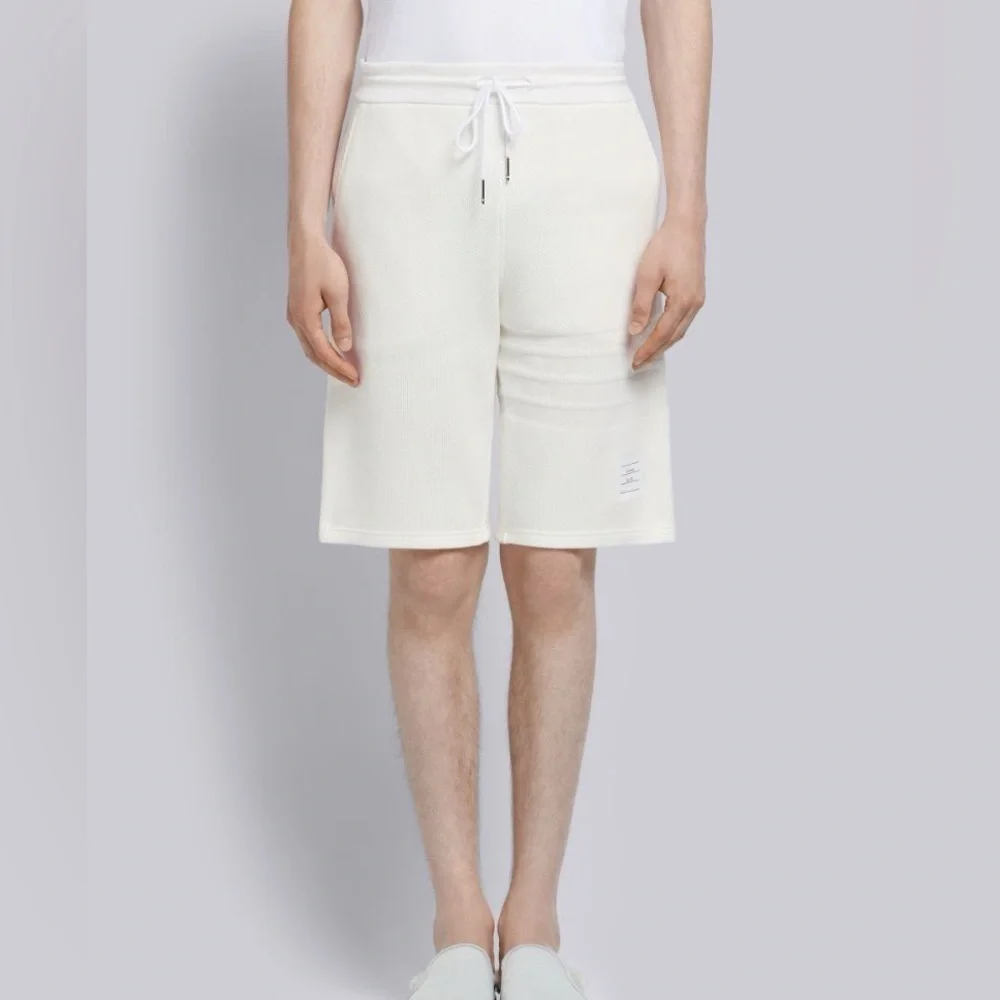 Thom Browne 4-BAR HONEYCOMB PIQUÉ SWEATSHORT 0 XS
